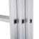 Tundra staircase, three -section, aluminum, 10 steps