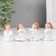 Polystone souvenir "Angel in white on the cloud" MIX 2.3x2.5x4 cm