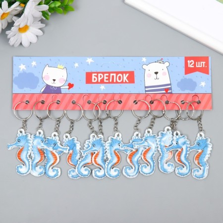 PVC keychain "Sea Horse" 6x3.5 cm-2