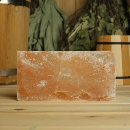 Brick from Himalayan salt natural, 20x10x2.5, "Dobroparov"-7
