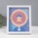 Photo frame plastic 9x9 cm "Dairy teeth" Blue 2x23x27 cm