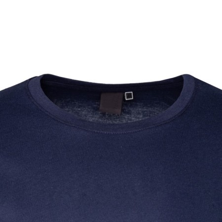 T-shirt masculine, dark blue color, print, size 46 (m)-7