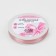 Satin tape, 3 mm × 45 ± 1 m, pearl pink color No. 135