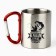 Tourist mug with carbine "Fishing is better", 180 ml