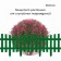 Decorative fence, 35 × 210 cm, 5 sections, plastic, green, RENESSANS, GREENGO
