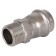 Adapter Rommer RSS-0021-002834, VPR-HR, D = 28 mm x 3/4 ", press, stainless steel