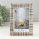 Photo frame MDF 10x15 cm "Scottish cage on beige" 1.5x14x17 cm