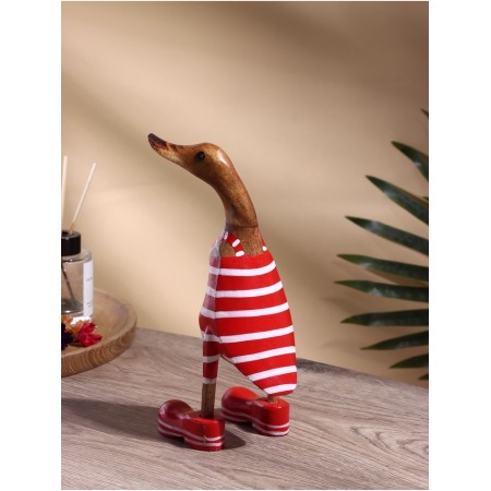 Souvenir "Duck in a swimsuit" wood 27 cm-2