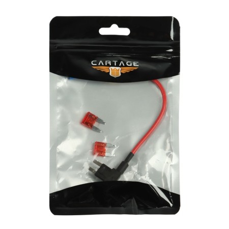 Extension cord, mini 10a, wire 15 cm-2