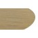 Dining table "Morgan", 900 × 900 × 756 mm, the color of the oak -armed