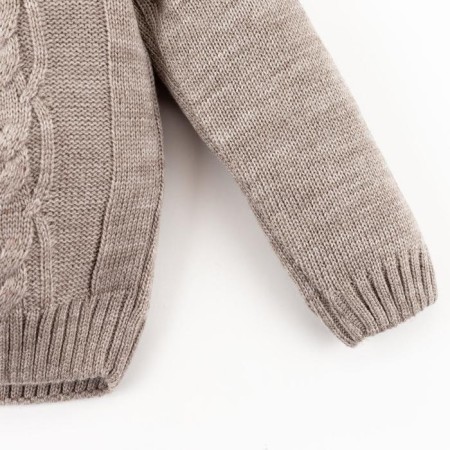 Jumper knitted baby I grow 74-80 cm, beige-2
