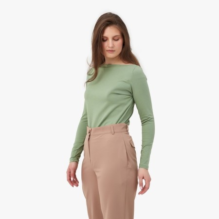 Longsliv Women's Minaku: Basic Line Olive Color, Rr. 48-2