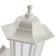 Lamp Garden Era E27, IP44, 60W, 190x225x340 mm, white