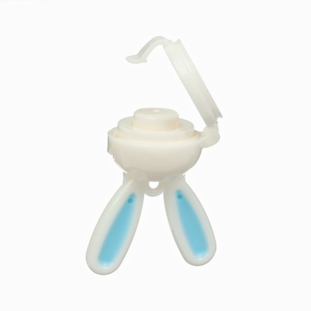 Nibbler for feeding, with strength. mesh "bunny", BP. The piston, the color is blue-8