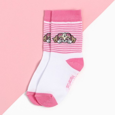 Sky Patrol socks, white color, 16-18 cm-1