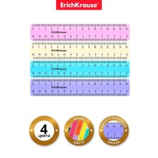 Set of lines 4 pieces, 15 cm, Erichkrause 
