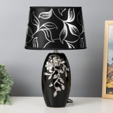 The table lamp with lampshade E14 40 W 