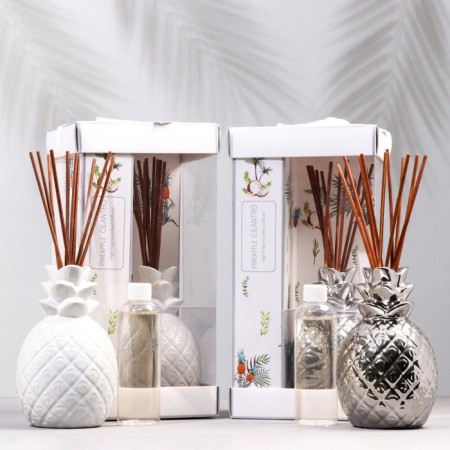 Ceramic pineapple diffuser, 150 ml, mix, coriander-11