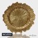 Glass Plane Link Magistro "Shine", D = 33 cm, Golden color