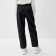 Pants for girls leather minku, black color, height 140 cm