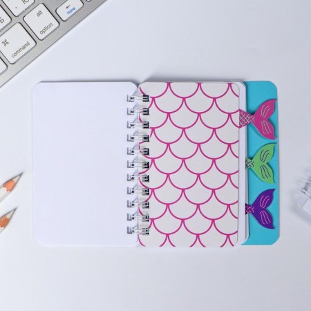 Notepad with dividers "Mermaid", A7, 40 liters-2