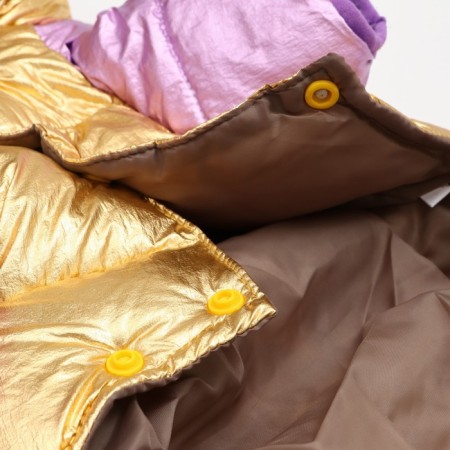 The overalls "glare" with a weight, size 18 (ds 40 cm, og 50 cm, Osh 38 cm), gold-lavender-11