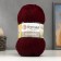 Yarn "Charisma" 80% wool, 20% acrylic 200m/100g (577 Bordeaux)