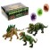 Designer in the egg "Dinosaur", 6 species, mix