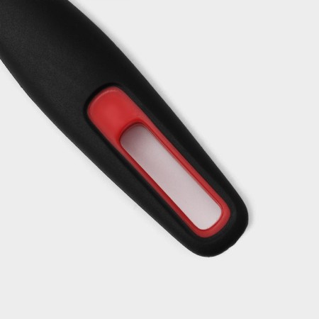 Digma, 21 cm, stainless steel, black color, red, red-6