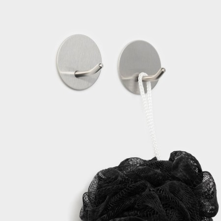 Self -adhesive hooks Stölz “Classic”, 2 pcs, circle, 4.5 × 4.5 × 3 cm, chrome-1