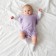 Combine Knitted Minaku, height 92-98, lavender color