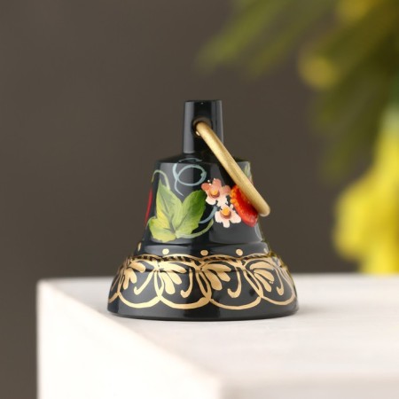 Valdai bell "No. 1. Berries", painted, with an ear, d = 30 mm