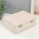 Casket to the leatherette for jewelry "Case. Crocodile leather" beige 18.5x24x9 cm