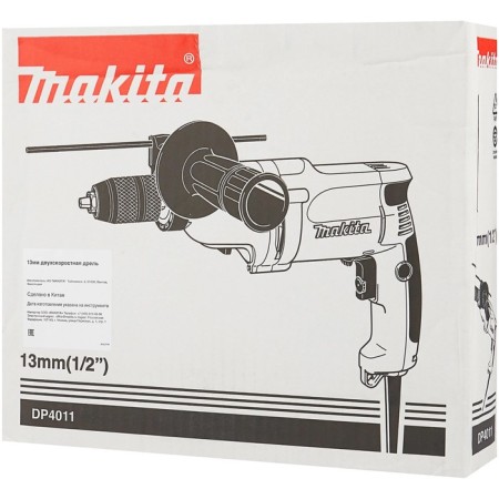 Drill Makita DP4011, 720 W, BZP 13 mm, 1200/2900 rpm-1