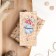 Wooden envelope "Congratulations!" Girl, flowers, 8x16 cm