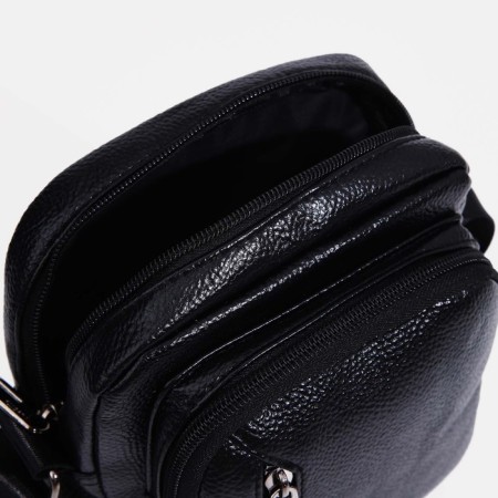 Male bag, black color-5