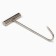 Flooding hook for meat, 28cm, with a metal handle