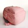 School backpack from textiles on lightning, 7 pockets, pink color