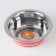 Standard color bowl with strip, 450 ml, red