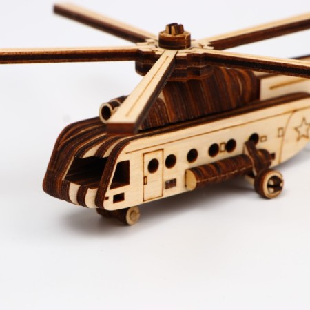 Cборная модель «Вертолёт» 50 деталей-1