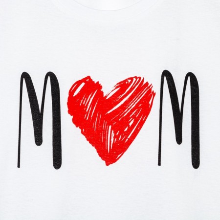 Women's T -shirt KAFTAN "LOVE MOM", White, p. 44-1