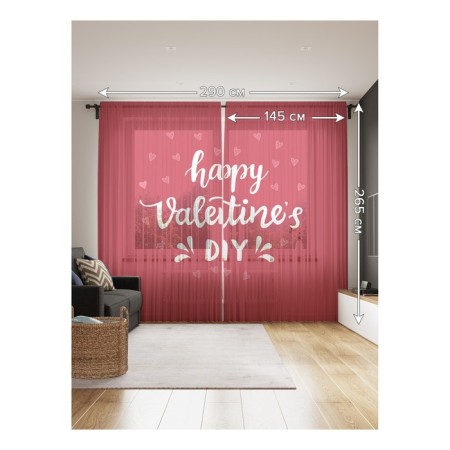 Photo "Valentine's Day", size 145x265 cm, 2 pcs-1