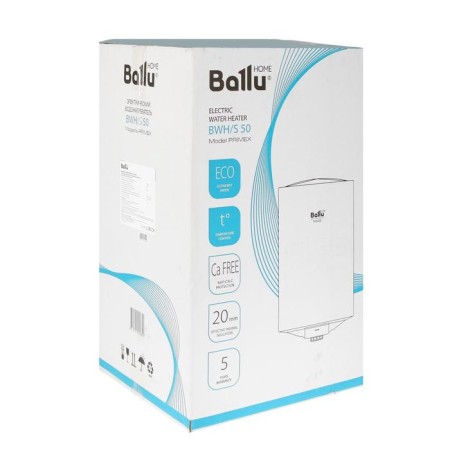 Ballu Bwh/S 50 Primex water heater, cumulative, 1.5 kW, 50 l, lower eyeliner-7