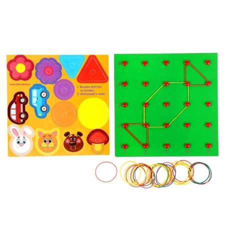 Geobord "Play Together!", 20x20 cm-2