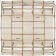 House-house with EWA fur “Koshkin House”, beige frame, white fur