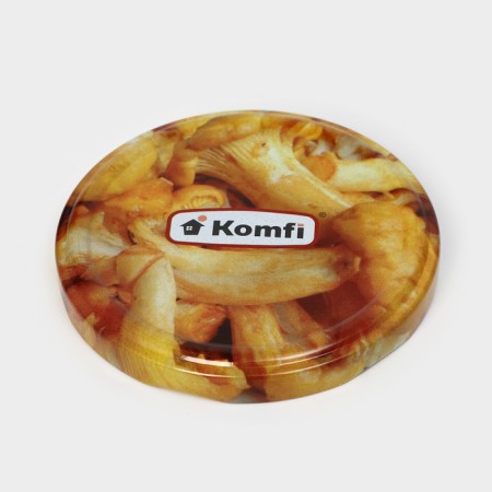 Conservation cover "Mushrooms", TO-82 mm, metal, varnish, packaging 20 pcs-5
