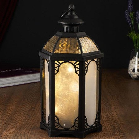 Nightlight 48131 LED batteries 3HAAA black 16x16x35 cm Risalux-1