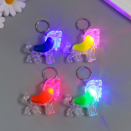 Light flashlight on the ring "Leo" flashes mix