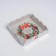 Box for confectionery with PVC lid "Happy Time", 13 x 13 x 3 cm, new year