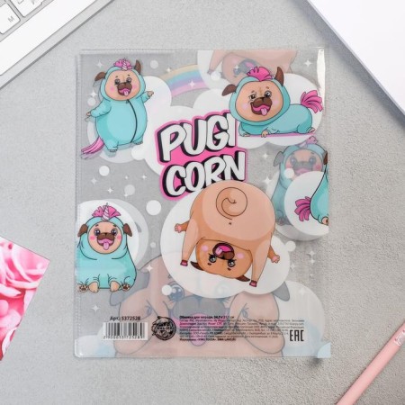 Pug’s notebook cover, 34.7 x 21.1 cm-3